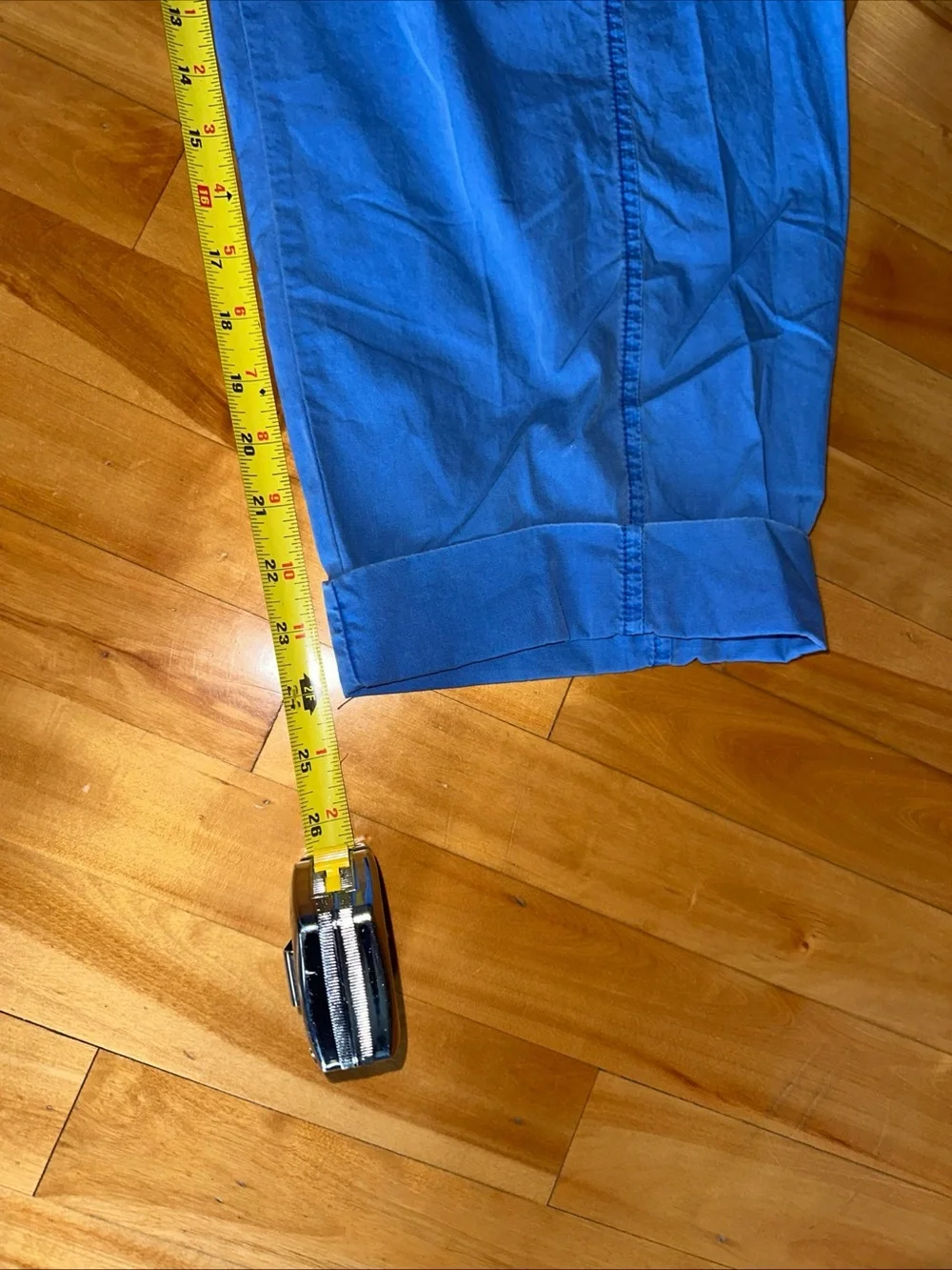 Free People Womens s Cobalt Blue Cotton Barrel Pants Pull On Tapered Leg Boho